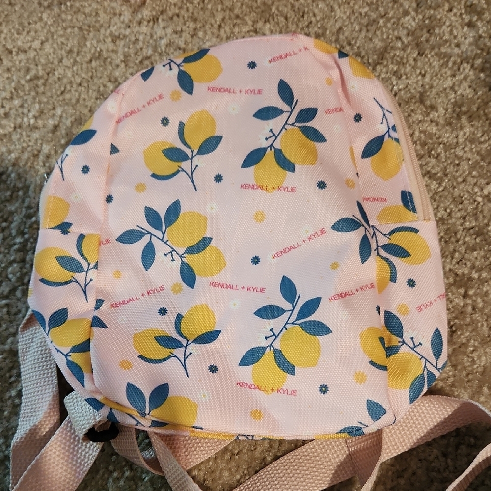 Kendall & Kylie Kids Lemon Print Mini Backpack
